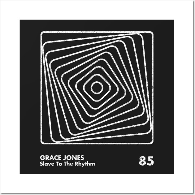 Grace Jones / Slave To The Rhythm / Minimal Graphic Design Tribute Wall Art by saudade